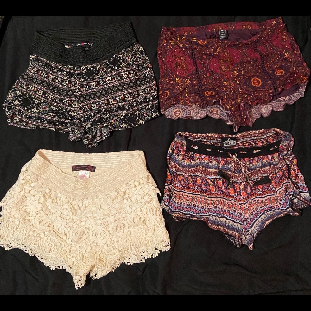 Comfy Patterned Shorts, $6 each or $20 for all!